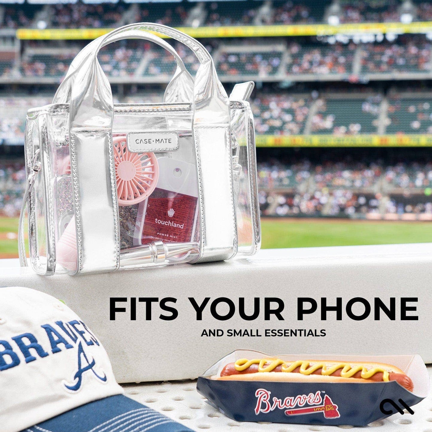 Case-Mate - Case-Mate Clear Stadium Bag: Midnight Black