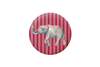 Cute As A Button - Alabama Striped Elephant Button