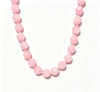 Savvy Bling - Marble Beaded Statement Necklace: Light Blue