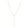 Sahira Jewelry Design - Anastasia Cz Lariat: Yellow Gold