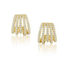 Sahira Jewelry Design - Avery CZ Huggies: Gold