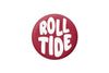 Cute As A Button - Alabama Roll Tide Bubble Letter Button