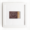 Match South - Via Carota: White Frame: $135