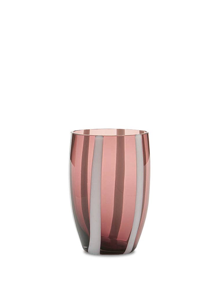 Zafferano America - Gessato tumbler: Transparent