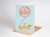 The Shelley Society - A Tini Weenie Bit Older Martini Dog Birthday Greeting Card