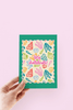The Shelley Society - Let's Shellebrate! Seashell Beach Coastal Greeting Card