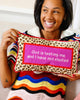 Furbish Studio - God Testing Me Needlepoint Pillow