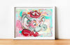 University of Alabama Crimson Tide Vintage AL Print