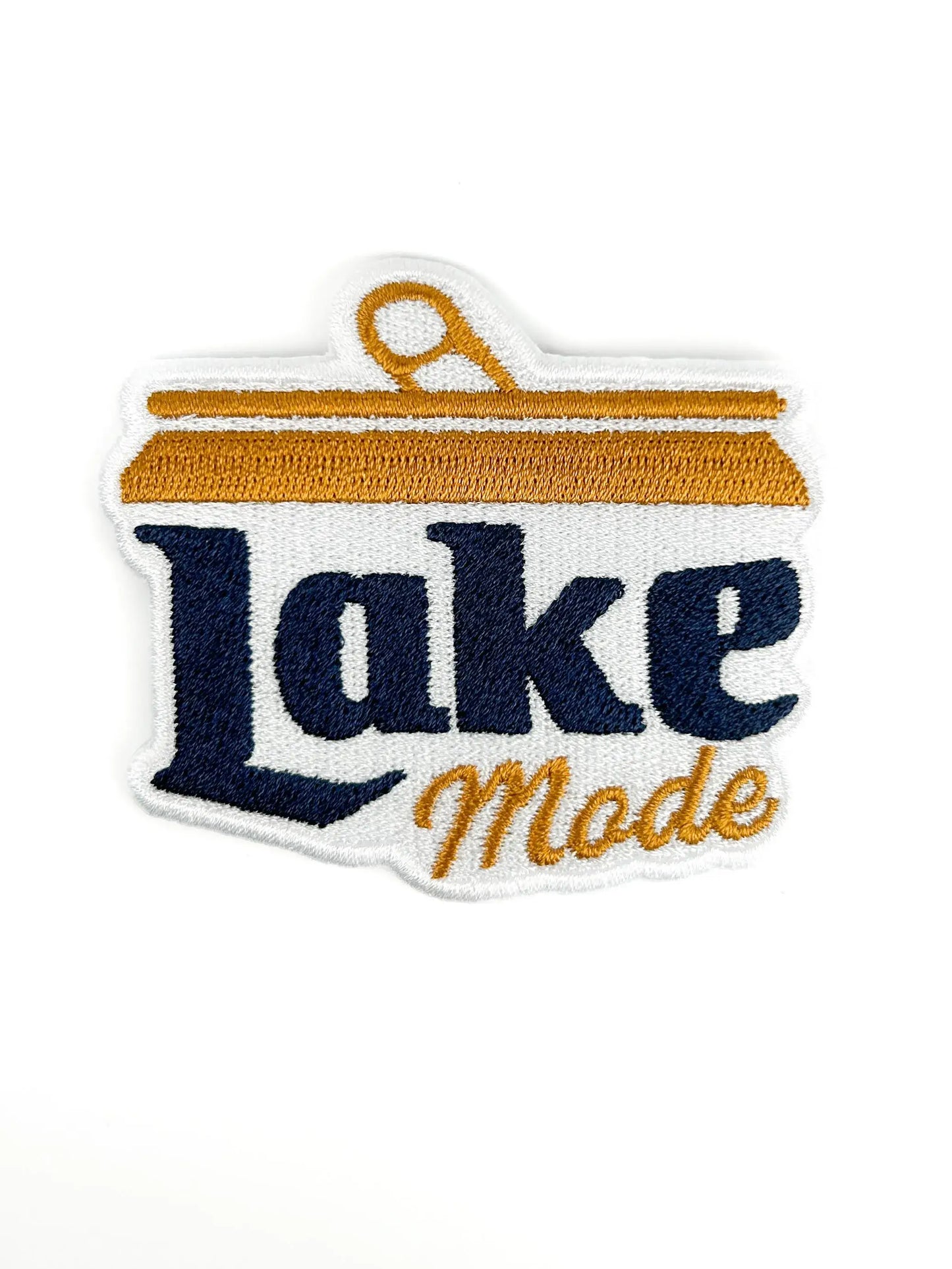 Field Trip Threads - Lake Mode Embroidered Patch – Iron On Patch for Coolers Boat