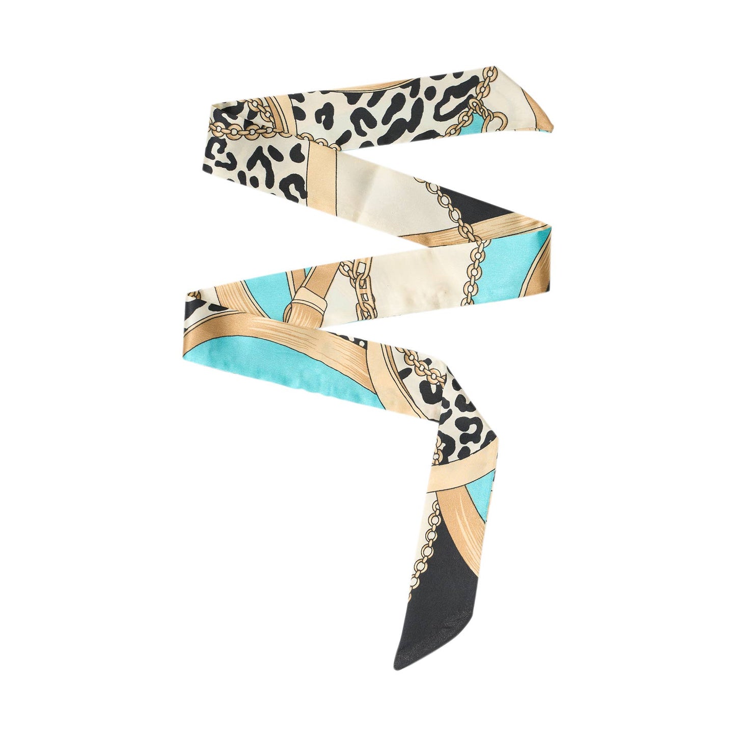 Malibu Sugar - Twilly Silk Scarves for Handbags: Creme