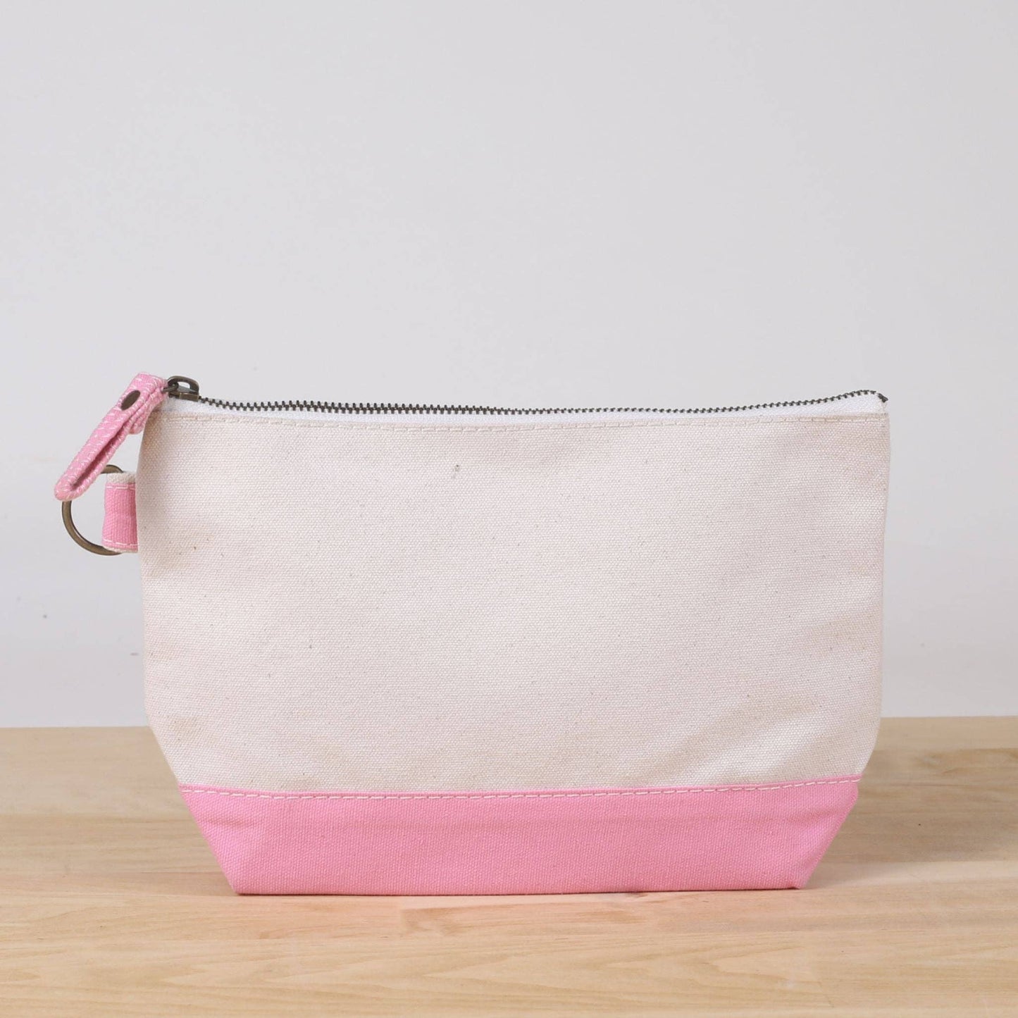 ShoreBags - All In Zip Top Pouch: Natural / No Monogram