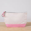 ShoreBags - All In Zip Top Pouch: Natural / No Monogram
