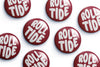 Cute As A Button - Alabama Roll Tide Bubble Letter Button