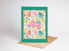 The Shelley Society - Let's Shellebrate! Seashell Beach Coastal Greeting Card