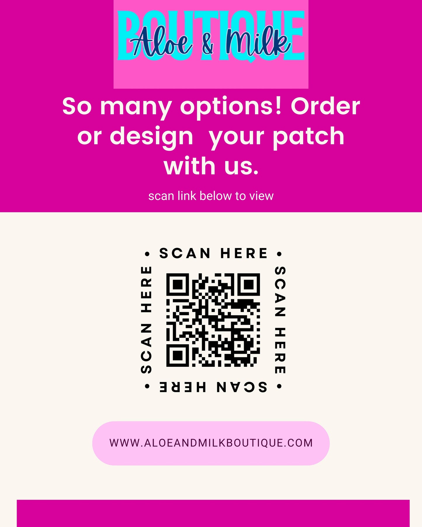 Aloe and Milk Boutique - Beach Umbrella Patch, Pool Patch, Summer Patch,Girls Weekend
