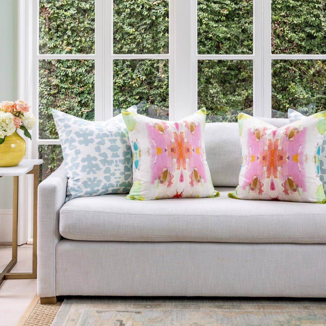 Laura Park Designs - Giverny Decorative Pillow: 26" x 26" Euro