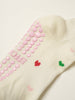 Heart Petal Grip Sock