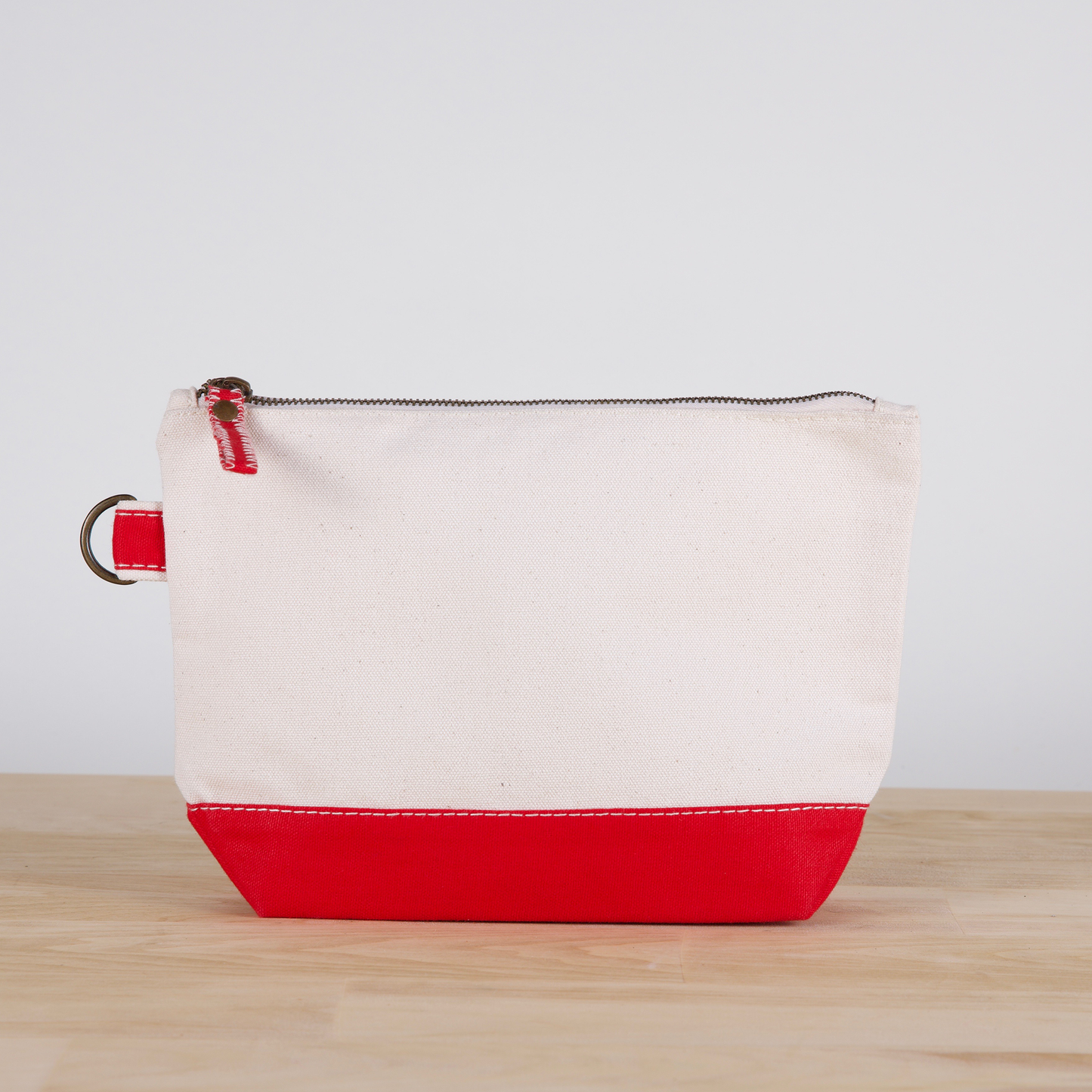 ShoreBags - All In Zip Top Pouch: Natural / No Monogram