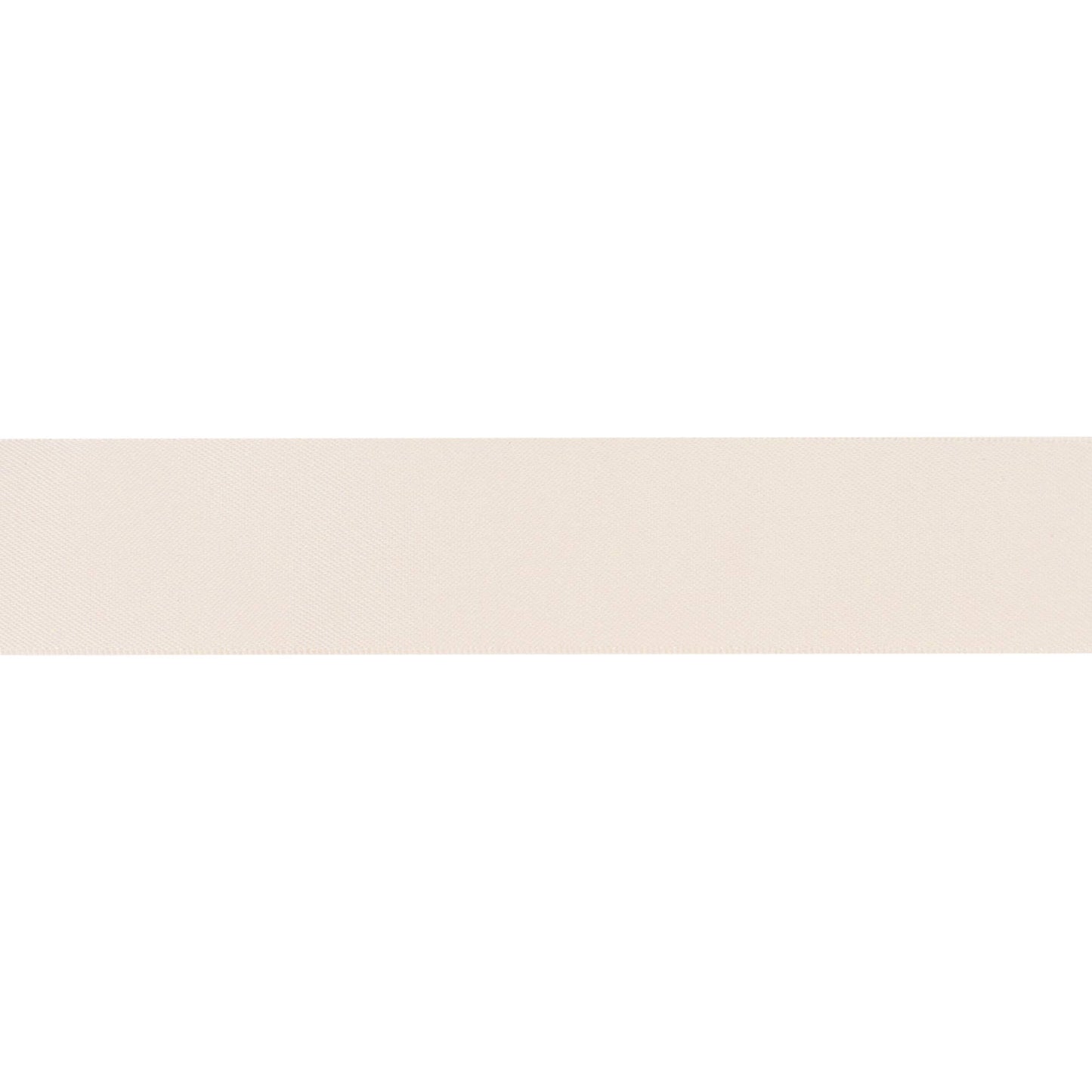 LA Ribbons Wholesale - 1" Double Face Satin Ribbon | Vanilla (813) | 100 Yard Roll