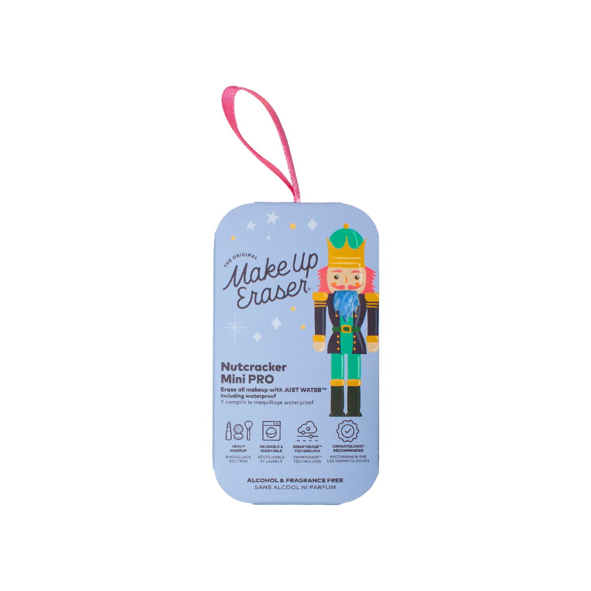The Original MakeUp Eraser - Nutcracker Mini PRO Holiday Ornament Giftable