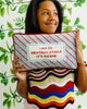 Furbish Studio - Mentally Stable Needlepoint Pillow