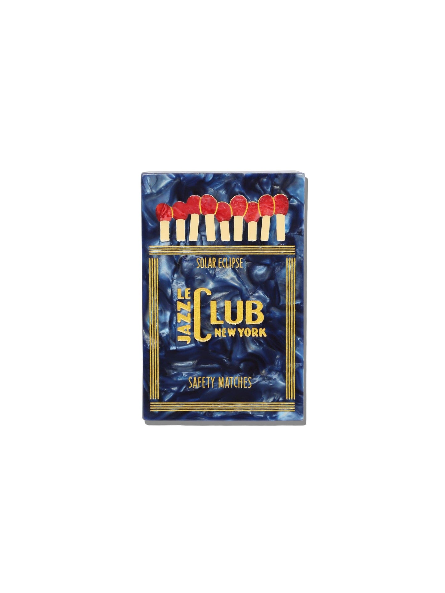 Solar Eclipse - Hand-painted Le Jazz Club Matches Heirloom Box