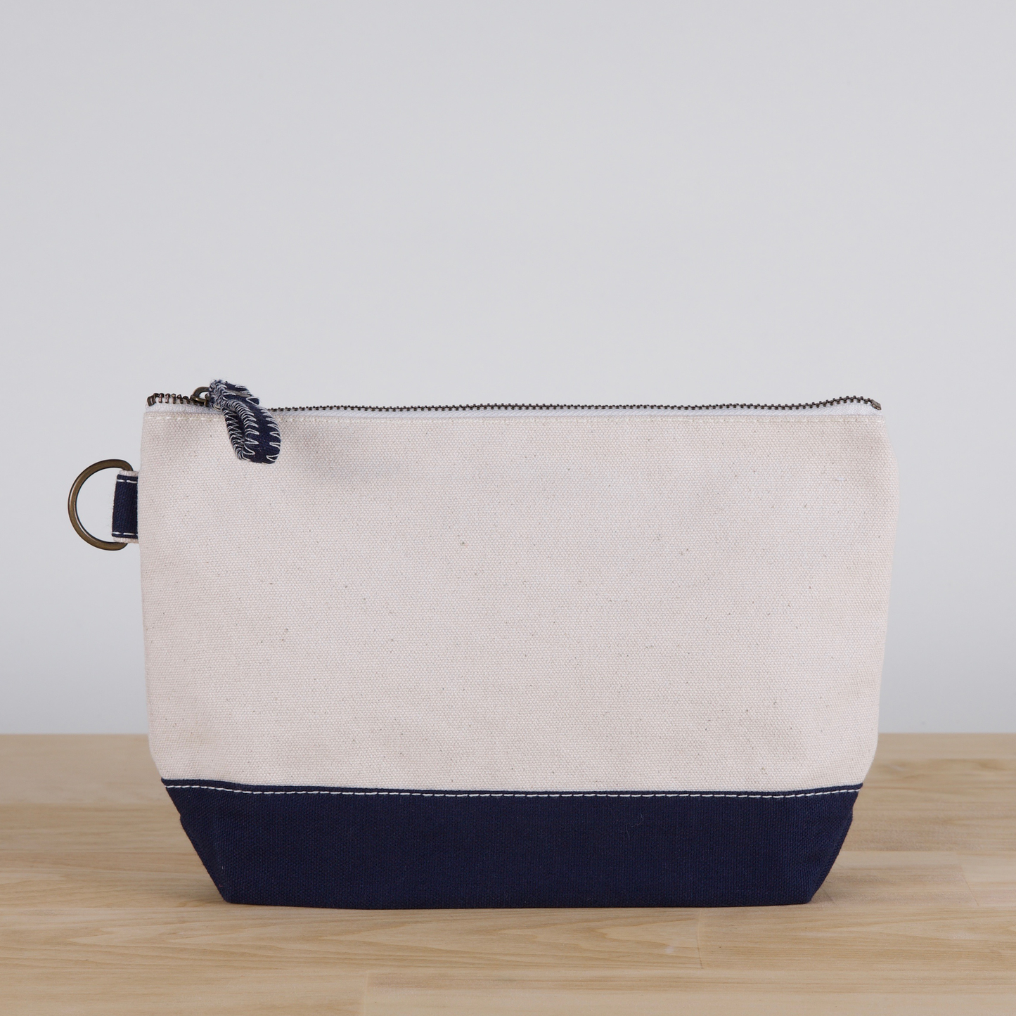ShoreBags - All In Zip Top Pouch: Natural / No Monogram