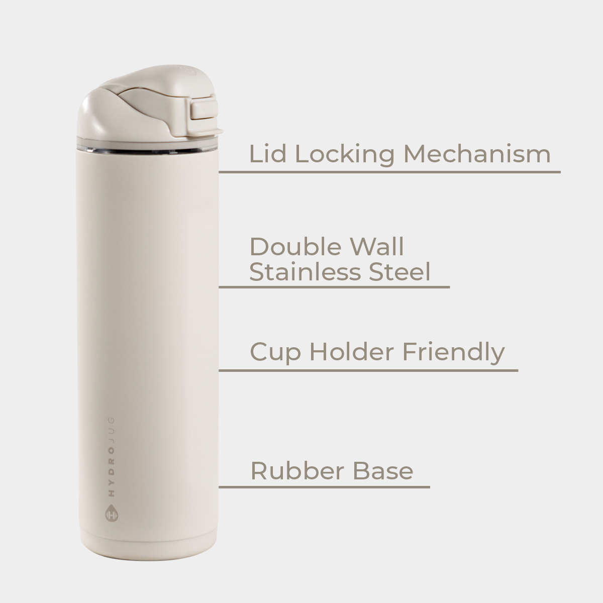 HydroJug - Linen HydroJug 24 oz Ease2o