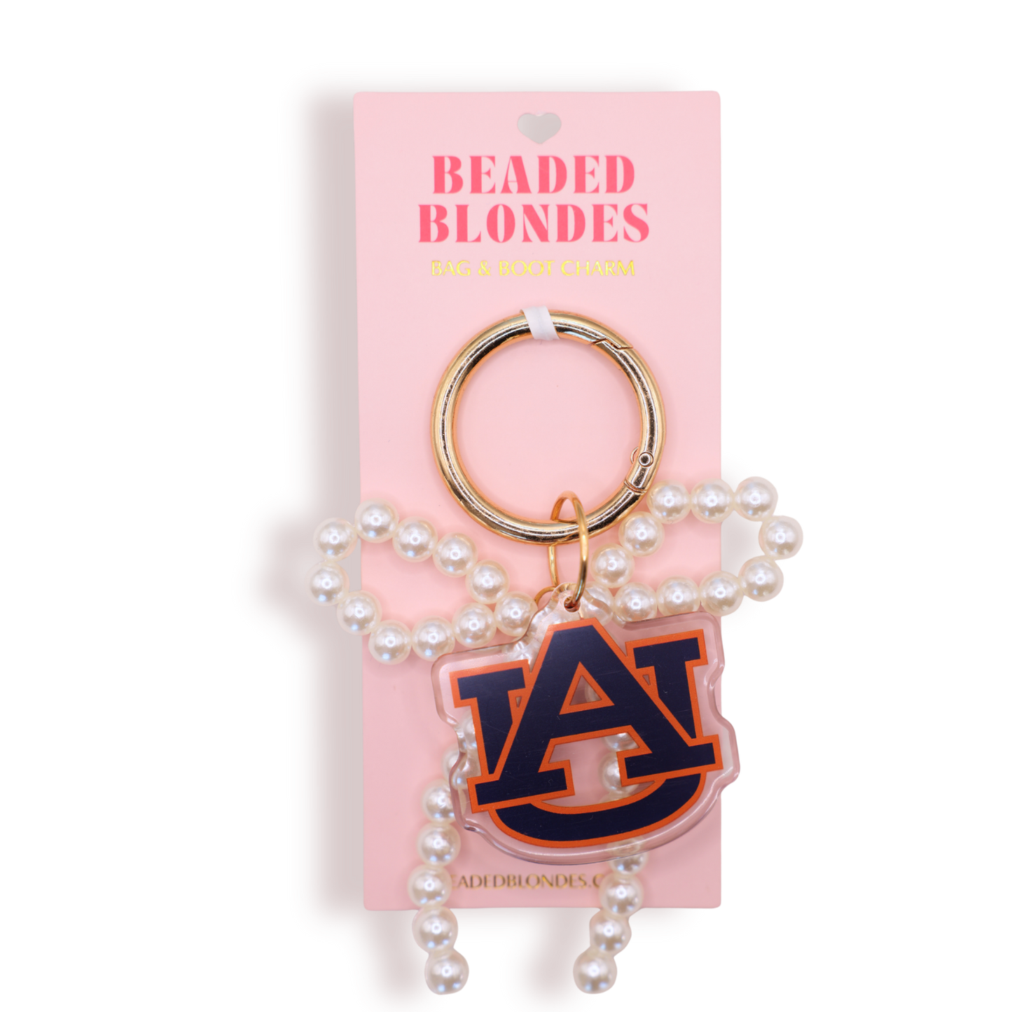 Beaded Blondes - Auburn Bag & Boot Charm