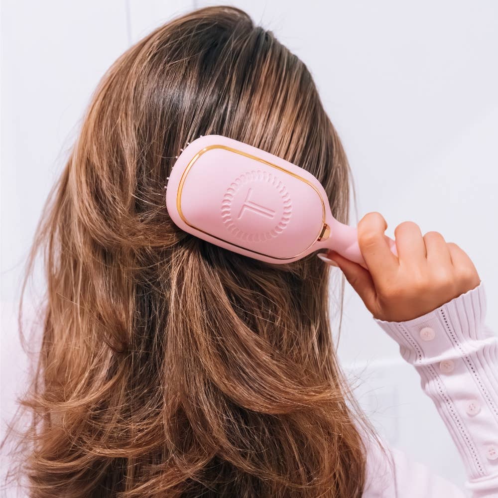 TELETIES - Detangler Brush | Bubblegum Pink | Medium