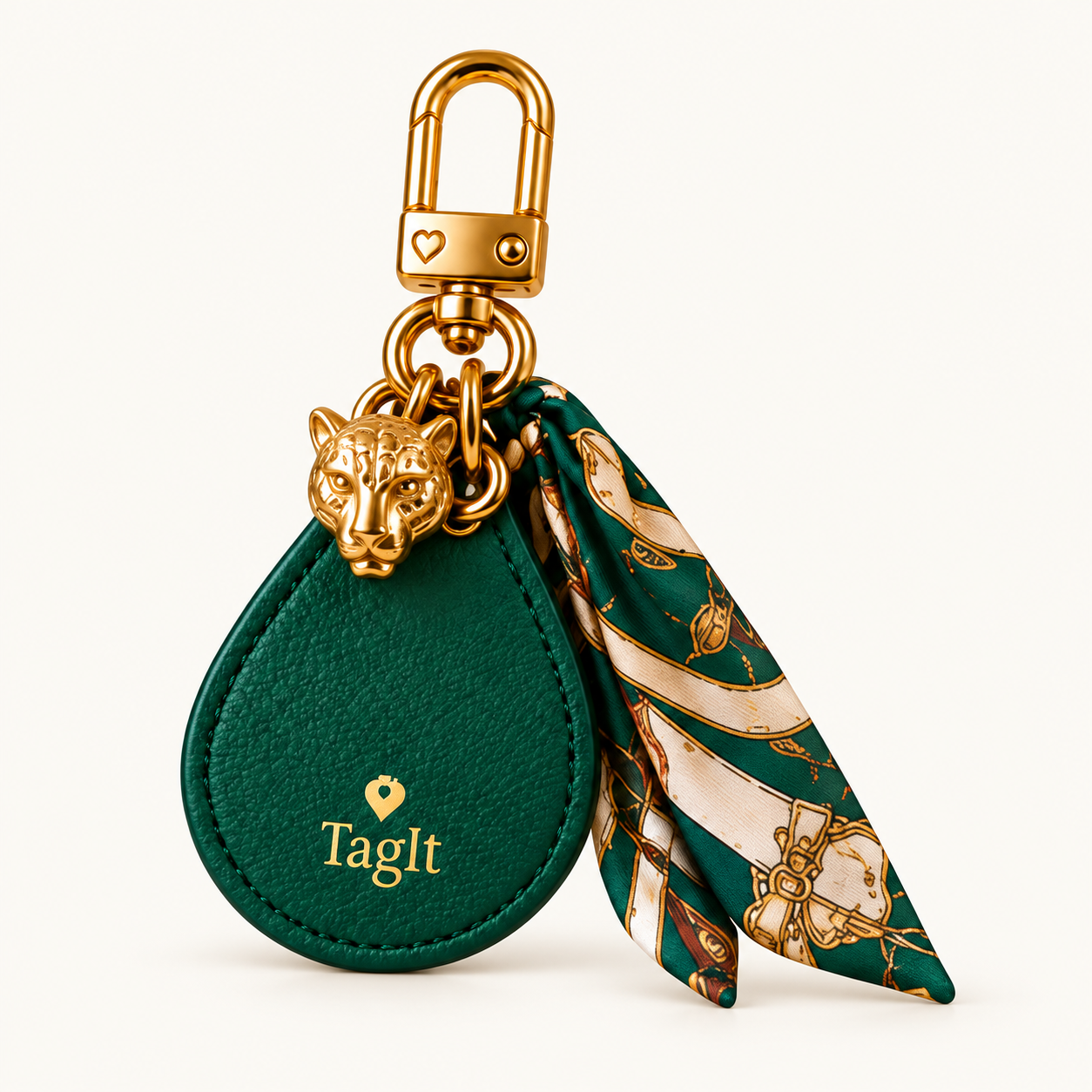 TagIt - Keep Close AirTag Keychain: Black