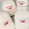 Fashion City - The Land of Freedom Flag Embroidered Trucker Hat: Red / ONE SIZE