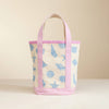 Sea Shell Starfish Pattern Tote Bag: Pink