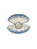 Field Trip Threads - Pearl Oyster Embroidered Patch Coastal Shell Patch Nautical