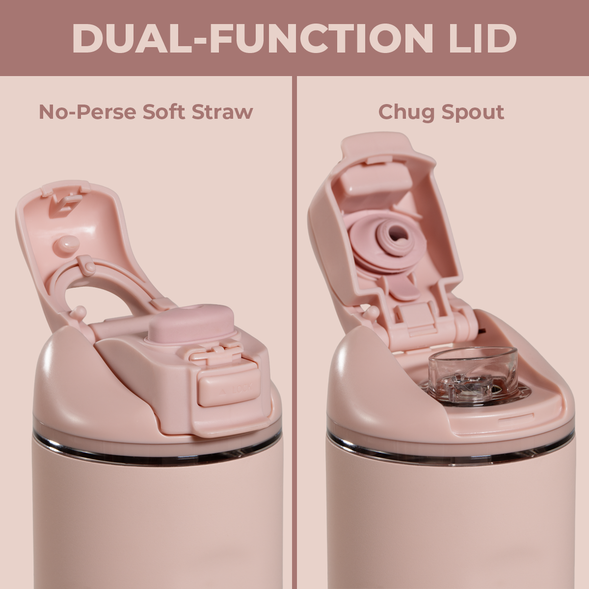 HydroJug - Dusty Rose HydroJug 24 oz Ease2o
