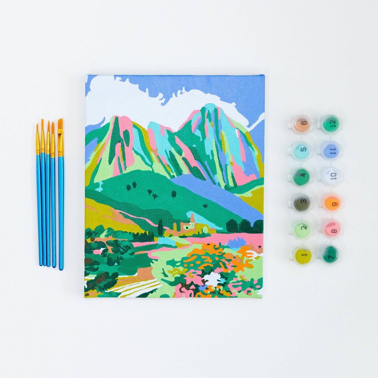 paint anywhere - Dolomites by Hebe Studio Paint by Numbers Framed Mini