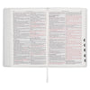 Christian Art Gifts - KJV Bible Thinline LP Faux Leather, White