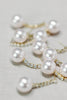 St Armands Designs of Sarasota - Small Swingy Pearl and Diamond Statement Drop Earrings