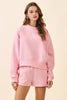 TCEC - CT7976-Dropped Shoulder Sweatshirt : Baby Pink / S