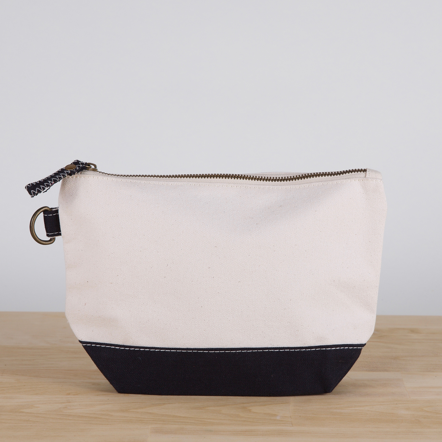 ShoreBags - All In Zip Top Pouch: Natural / No Monogram