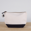 ShoreBags - All In Zip Top Pouch: Natural / No Monogram