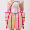 Palm Beach Stripe Tote Bag
