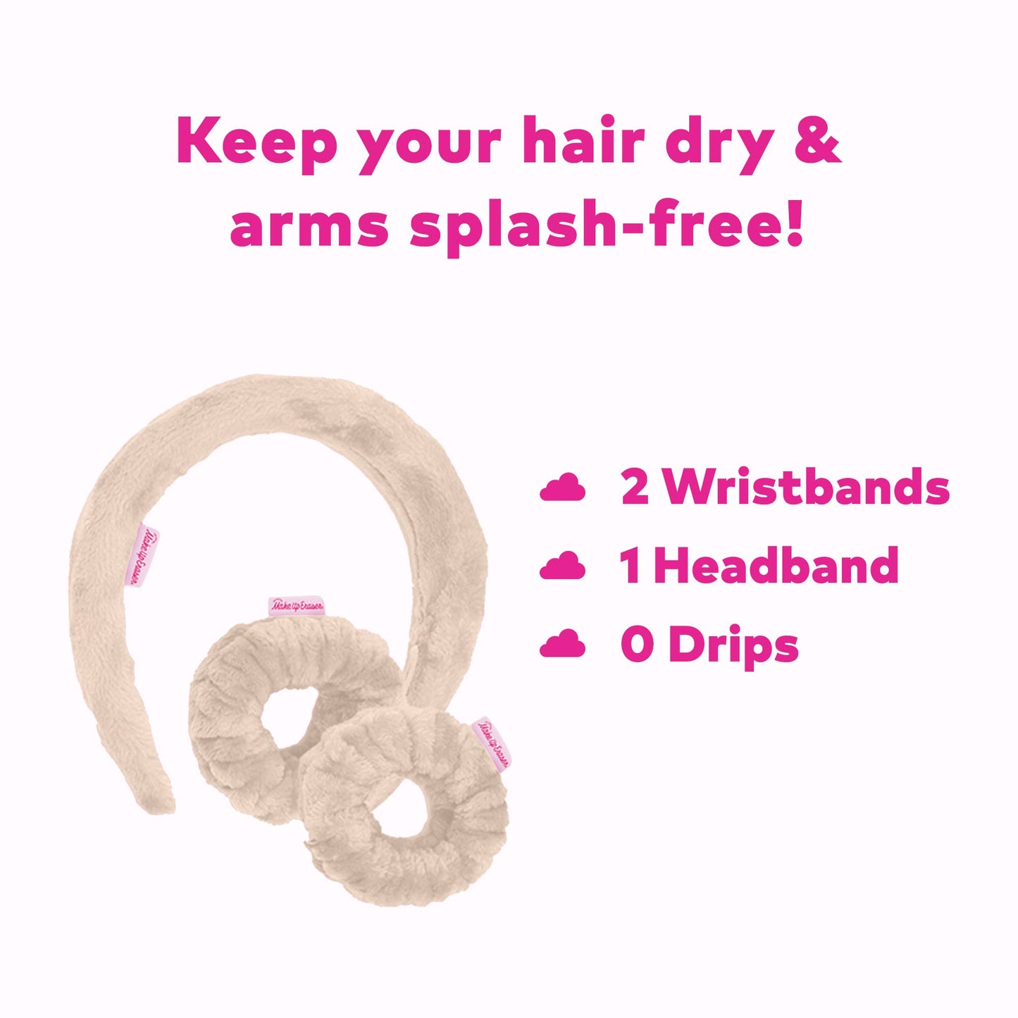 The Original MakeUp Eraser - Drip Eraser 3pc Spa Set | Sweet Cream