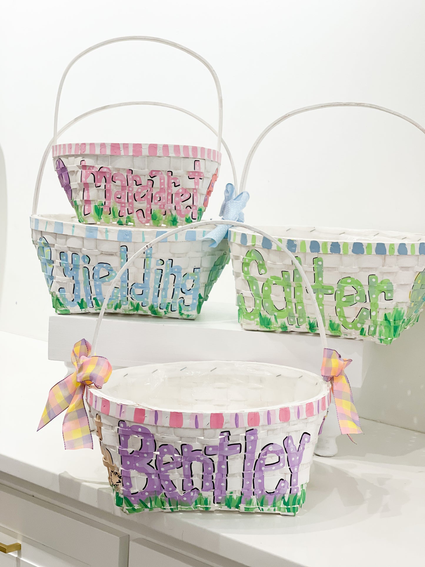 Easter Basket – Personalized & Hand-Painted