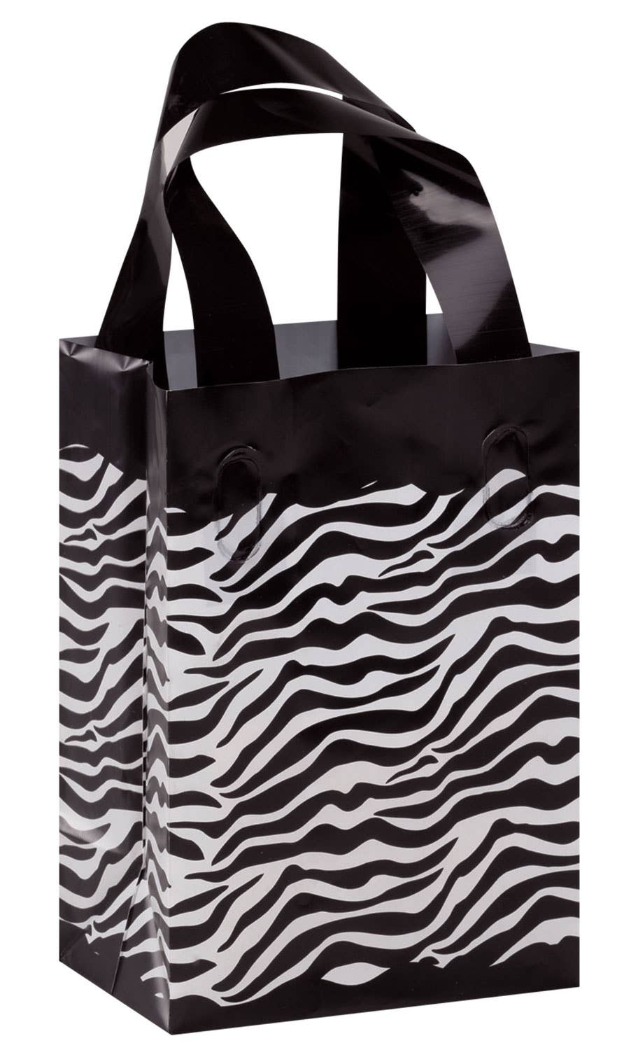 Store Supply Warehouse - Frosted Retail Shopping Bags: Clear / Case of 100 / Medium