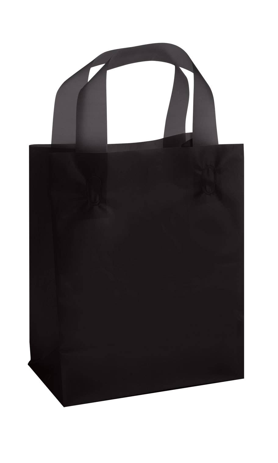 Store Supply Warehouse - Frosted Retail Shopping Bags: Clear / Case of 100 / Medium