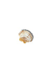 Solar Eclipse - Hand-painted Mini Seashell Claw Hair Clip | Eco-Friendly: Mother of Pearl