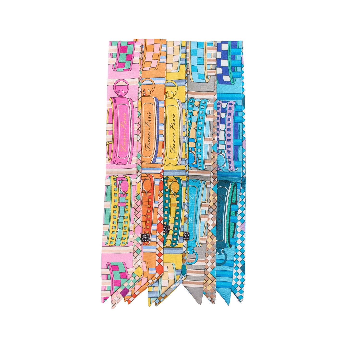 Malibu Sugar - Paris Twilly Scarf Collection - 5 colors: Yellow