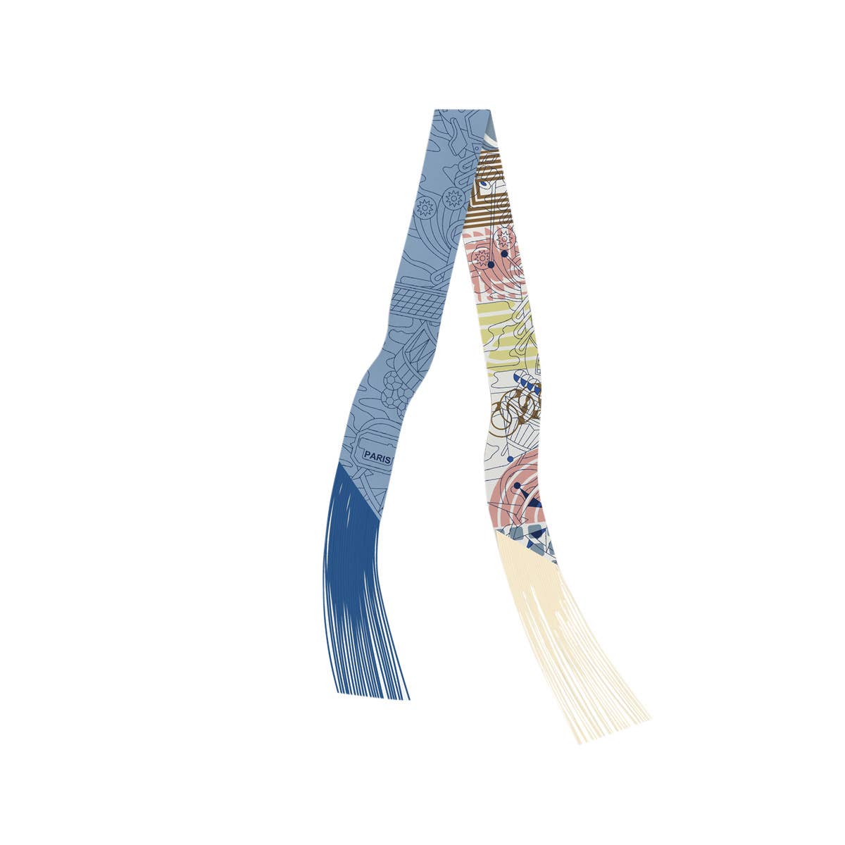 Gemelli - Frilly Scarf with Fringe - H