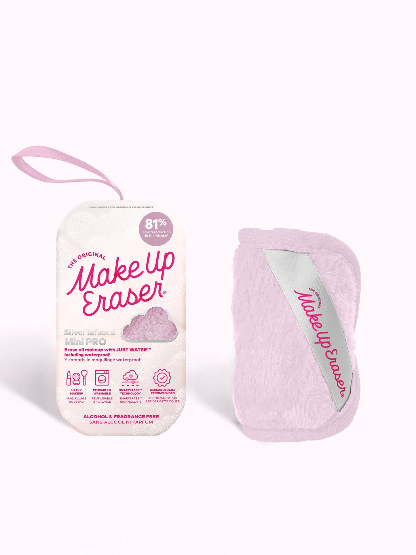 The Original MakeUp Eraser - Silver Infused Mini PRO MakeUp Eraser | Acne Prone Skin: Mini PRO